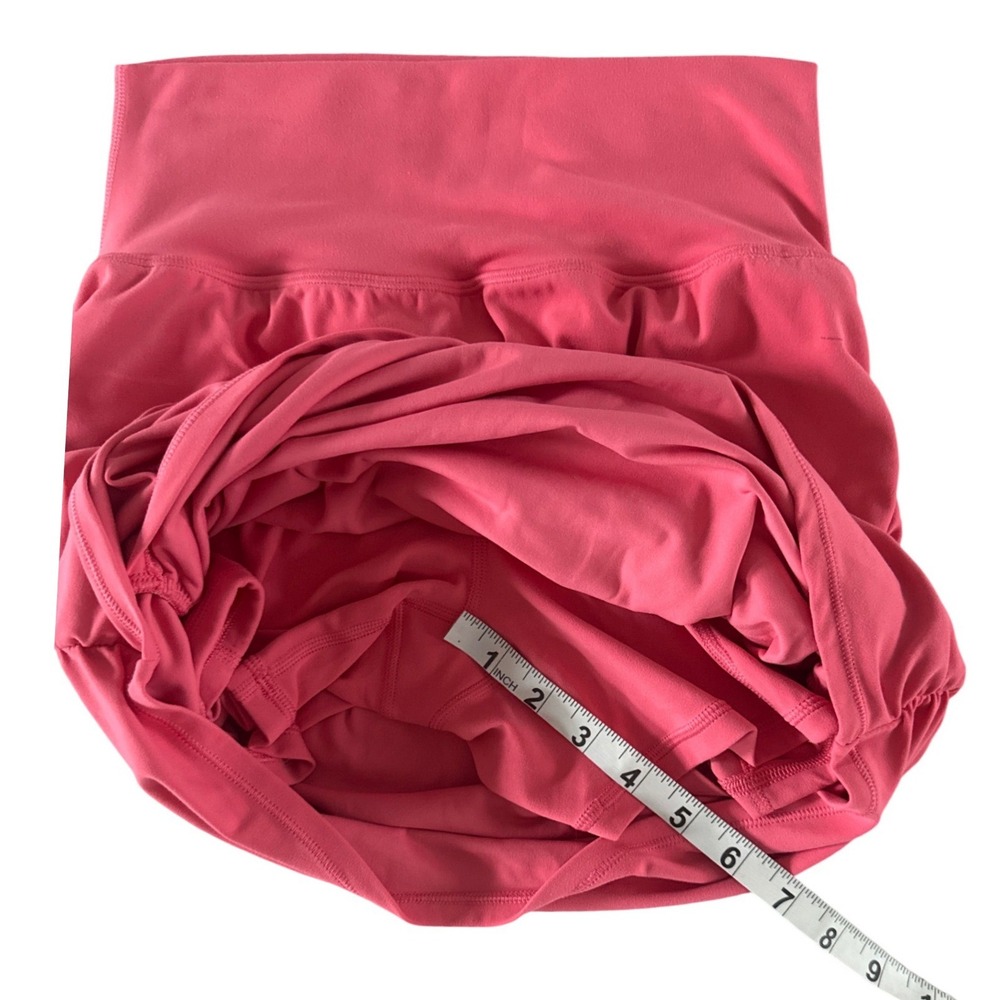 Athleta Transcend Skort Skirt Ruched Built in Shorts Coral Pink 837437 Small $79 - Picture 7 of 14